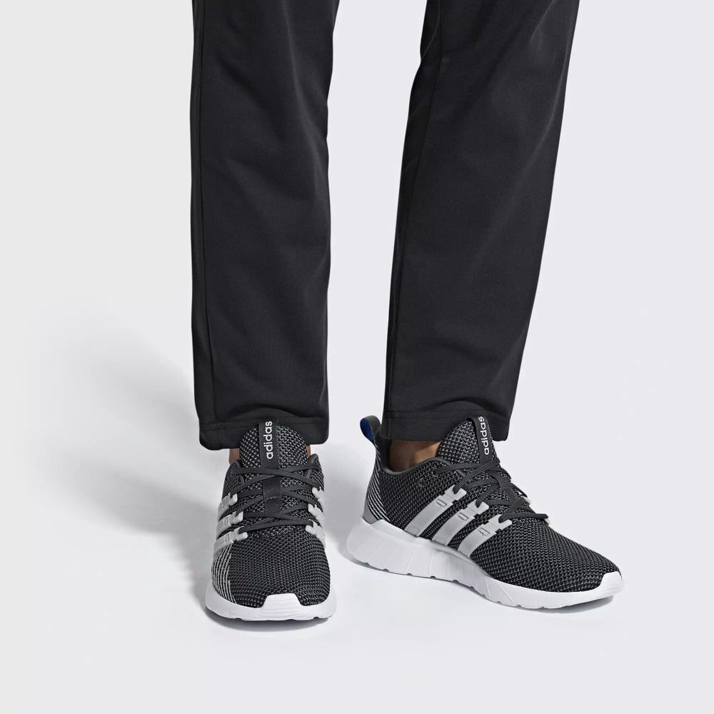 Adidas Questar Flow Tenis Grises Para Hombre (MX-97630)